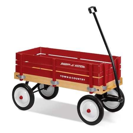 Radio Flyer Radio Flyer Town and Country Toy Wagon Red *24